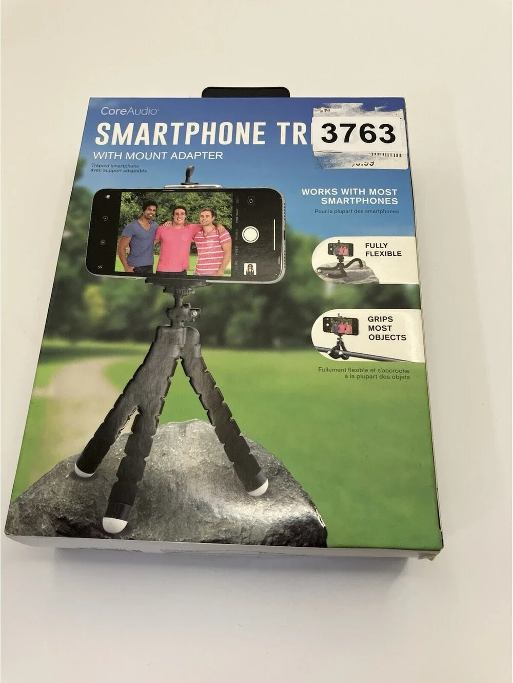 CoreAudio FULLY FLEXIBLE 360 VIEWING ANGLE GRIP Phone STABILIZER TRIPOD New